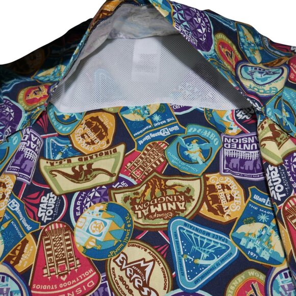 Disney Parks Haunted Mansion S/S Button Up Shirt Size M Walt Disney World Rare - Picture 3 of 7
